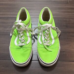 Vans Bright Green Athletic Sneakers